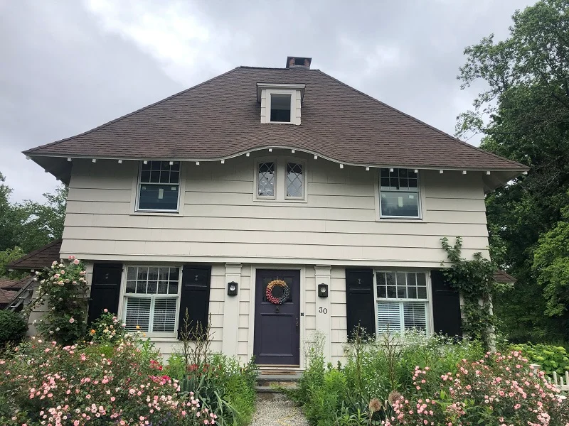 Pella Lifestyles windows being installed in New Canaan